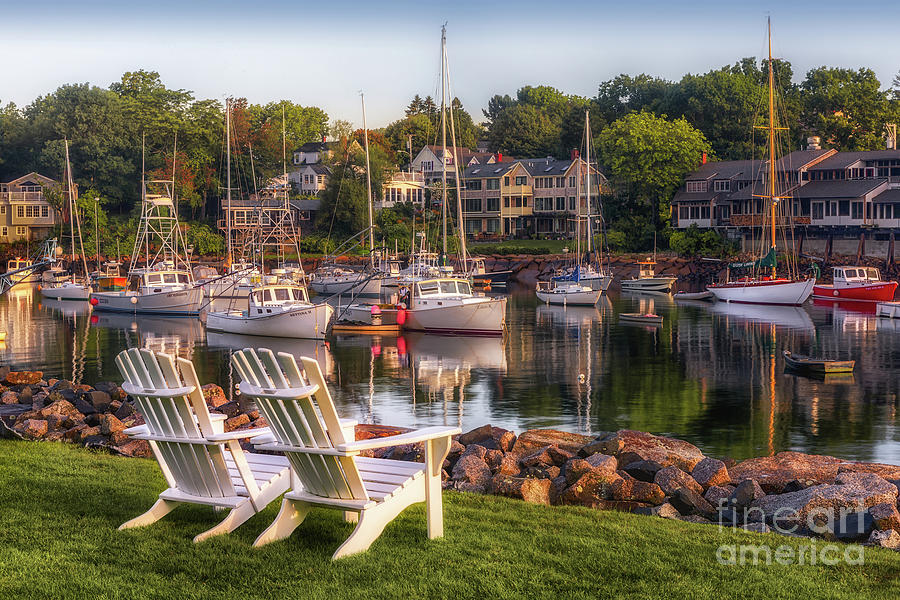 Perkins Cove Harbor Photograph by Jerry Fornarotto