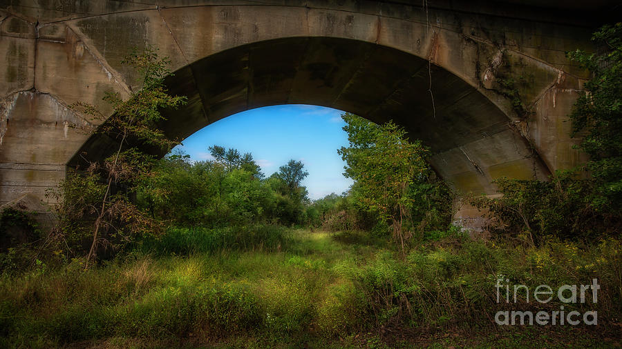 Perkiomen Trail Archway Photograph by Howard Roberts