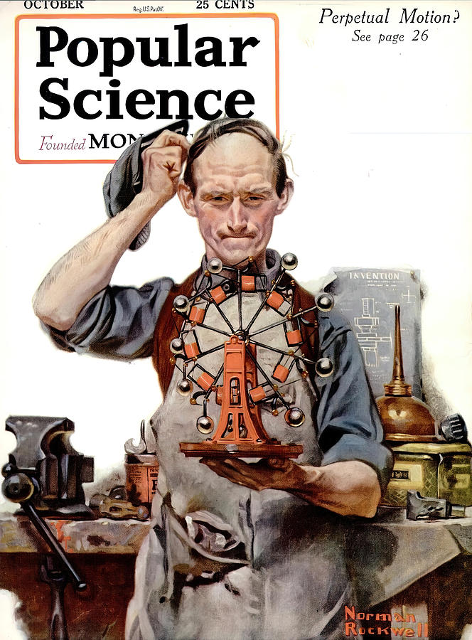 Perpetual Motion Photograph by Norman Rockwell