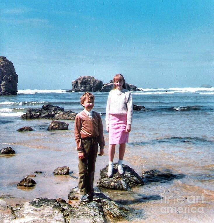 Perranporth Beach 1986 Photograph by Joan-Violet Stretch