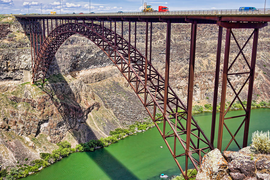 【きをしてま】 Idaho Wall Art Perrine Bridge Poster Wall Decor Twin Falls ...