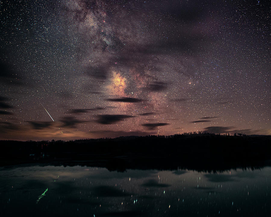 Perseid Reflection Photograph
