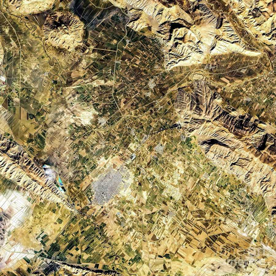 Persepolis Iran From Space Photograph