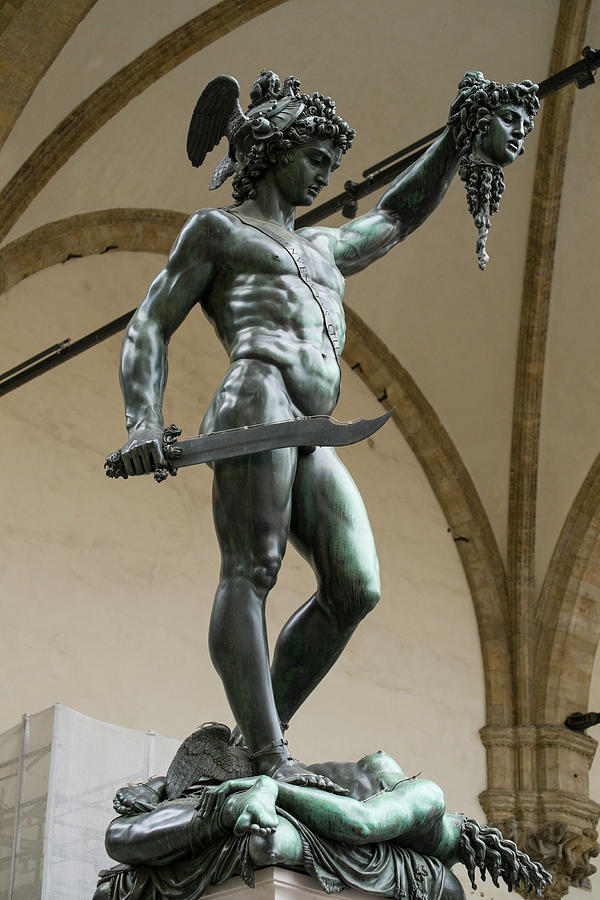 Perseus With The Head of Medusa Photograph by David L Moore