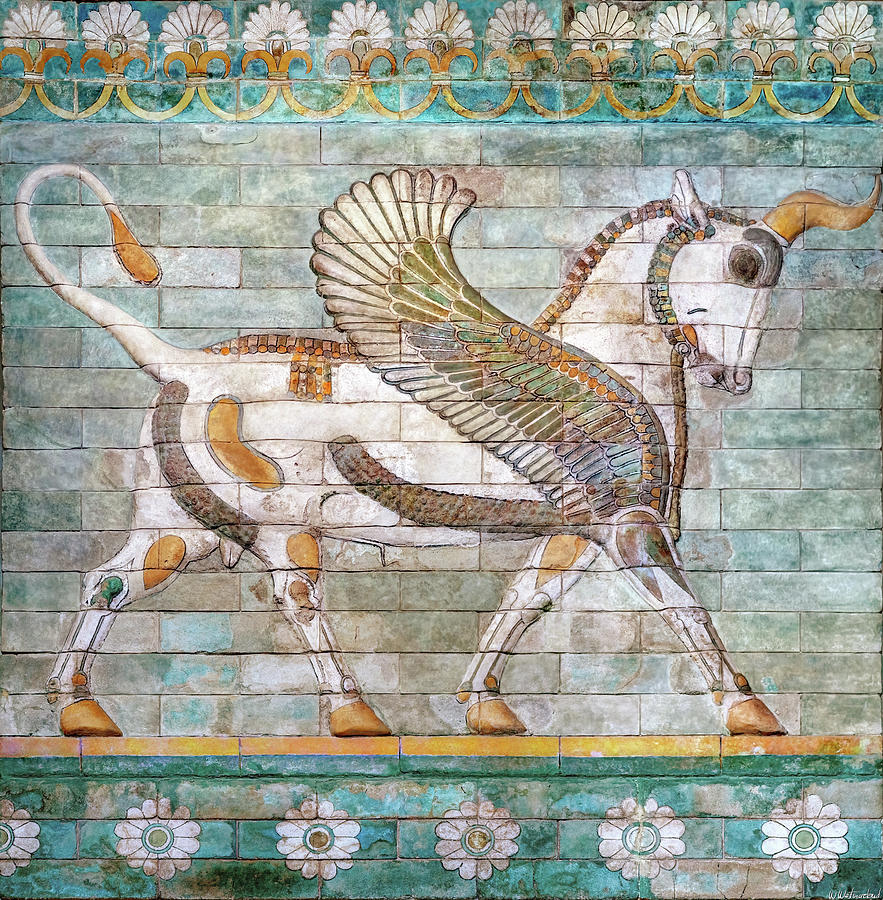 Persian Winged Bull Photograph by Weston Westmoreland