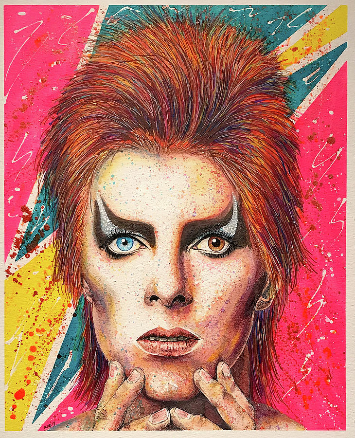 Persona Ziggy Stardust Painting by Ritch Benford - Fine Art America