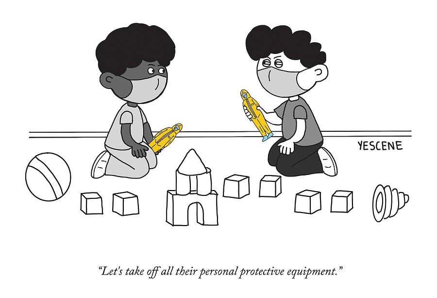 Personal Protective Equipment Drawing by Yasin Osman Personal Protective Equipment Drawing by Yasin Osman