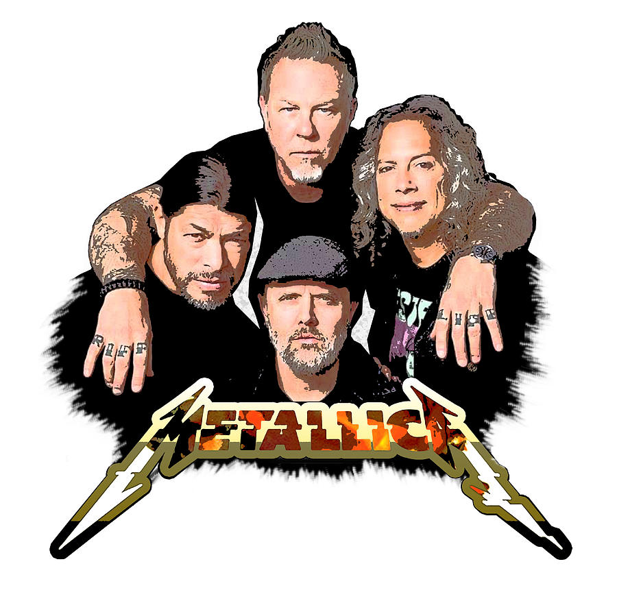 Personel Metallica Band Fan Digital Art by Boyan Asema - Fine Art America