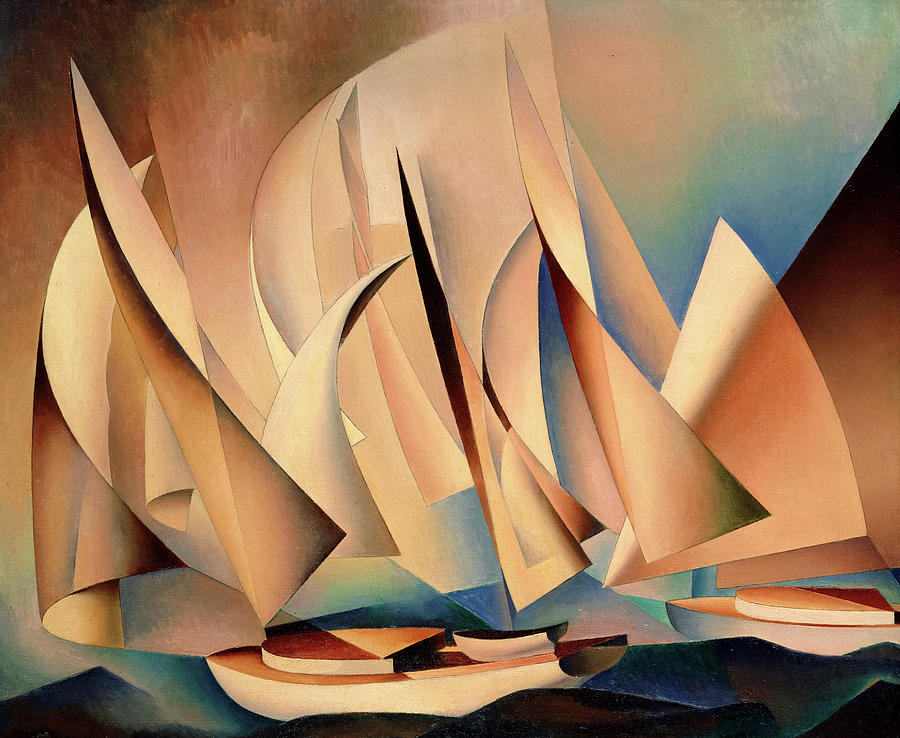 Boat Painting - Pertaining to Yachts and Yachting, 1922 by Charles Sheeler