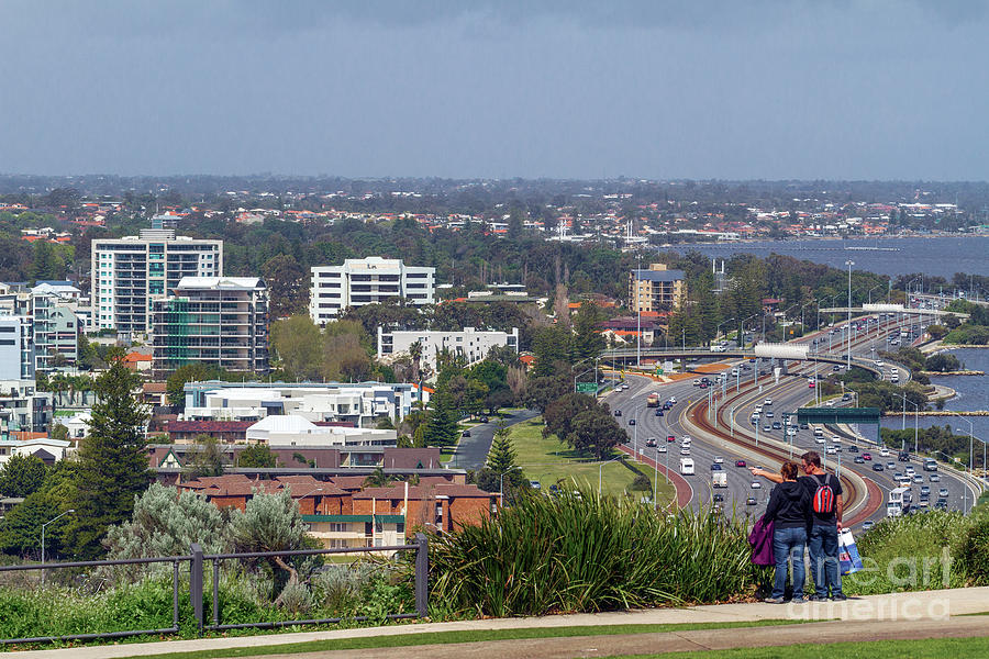 Perth City from Kings Park, Western Australia #3 Photograph by Elaine Teague