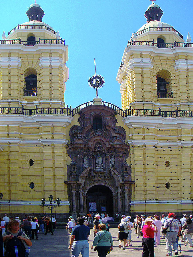 Peru San Francisco Cathedral Photograph by Karen Zuk Rosenblatt