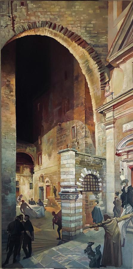 Perugia Painting by Genya Gritchin | Fine Art America