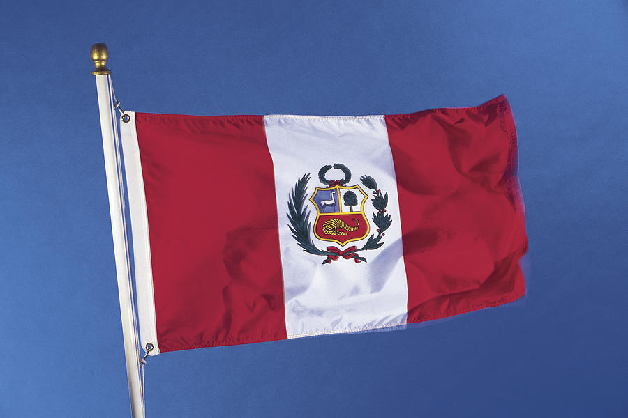 Peruvian flag Photograph by Comstock Images