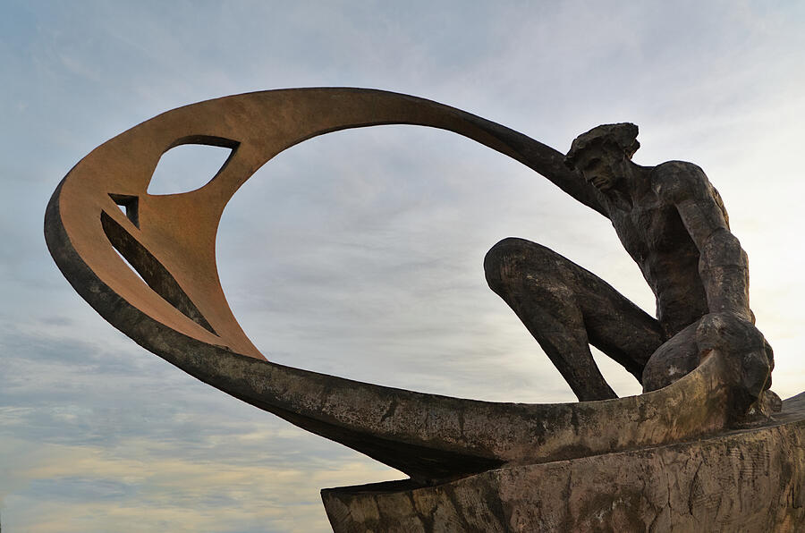 Pescadores Roundabout Statue - Albufeira Photograph by Angelo DeVal