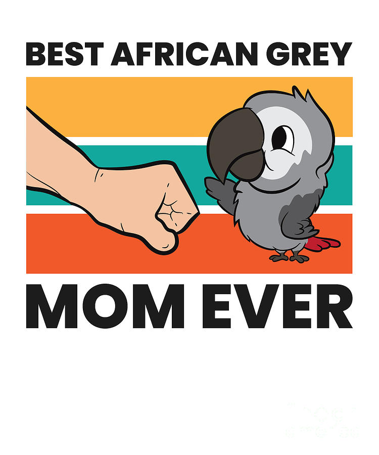 Parrot Tapestry - Textile - Pet African Grey Parrot Best African Grey Parrot Mom Ever by EQ Designs