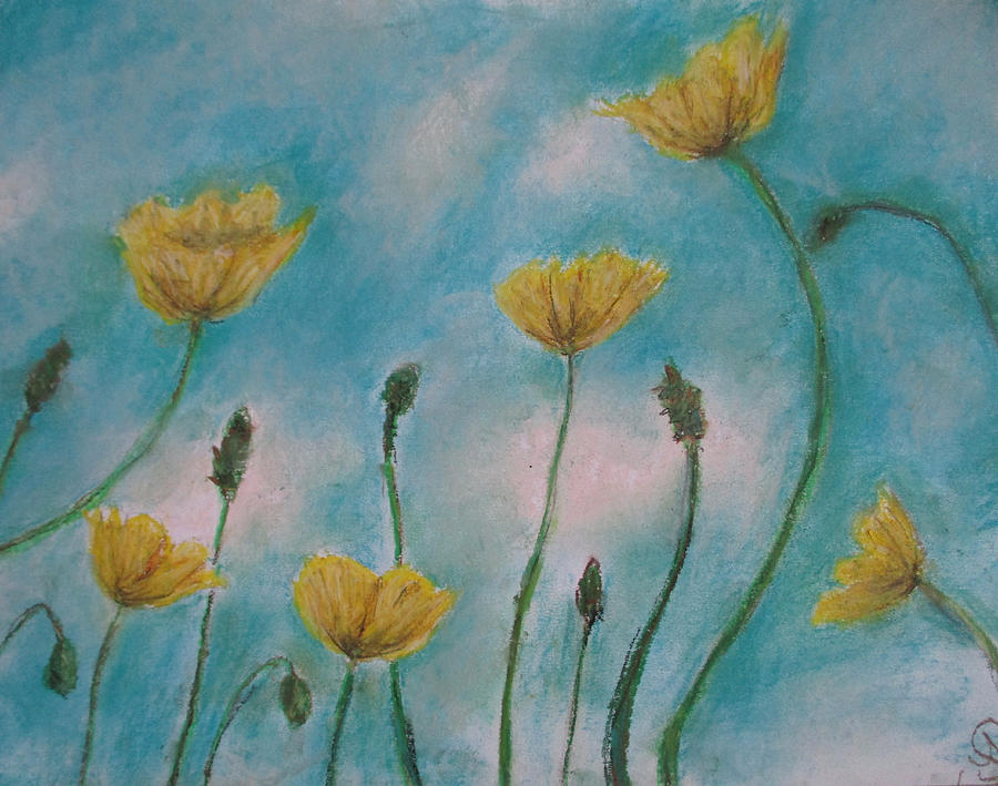 Petals of Yellows Painting by Jen Shearer