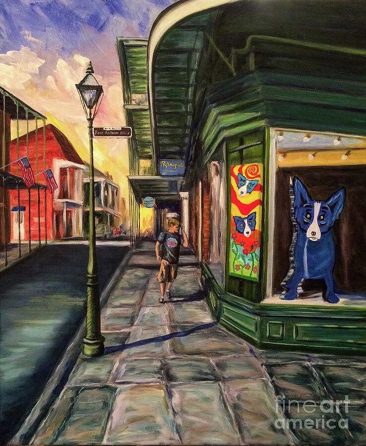Pere Antoine Alley Painting by Sherrell Rodgers