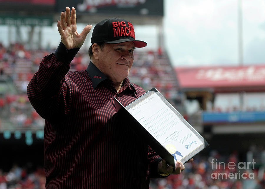 Pete Rose Photograph by Dylan Buell