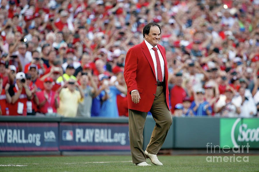 Pete Rose Photograph by Rob Carr Pete Rose Photograph by Rob Carr