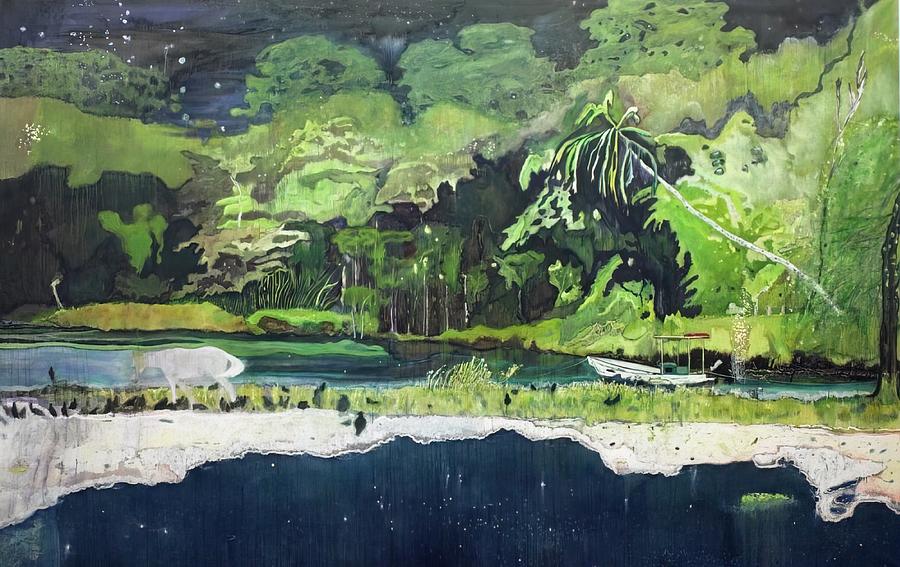 Peter Doig Grand Riviere Painting by Emma Ava - Fine Art America