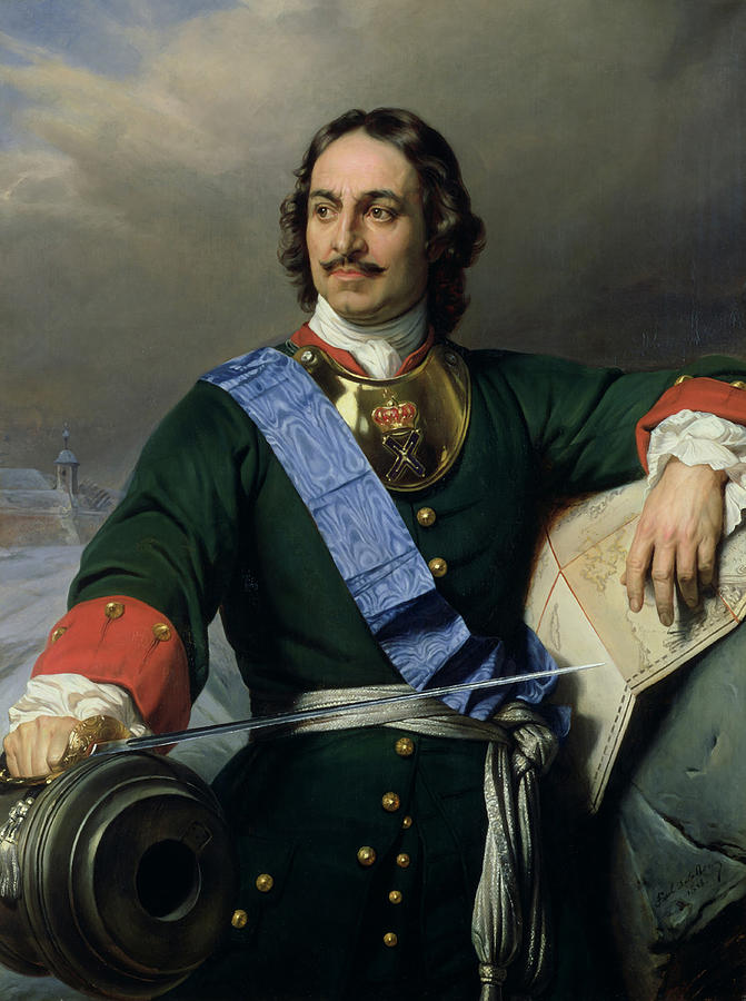 Peter I The Great - Paul Delaroche Painting