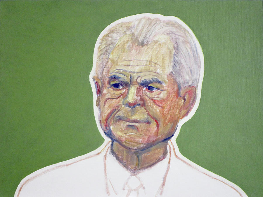 Peter Navarro Painting by Kazumi Whitemoon