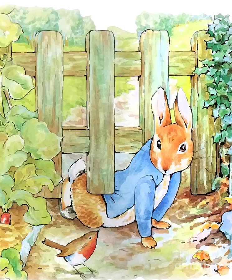 Peter Rabbit Painting by Ella Harrison Fine Art America
