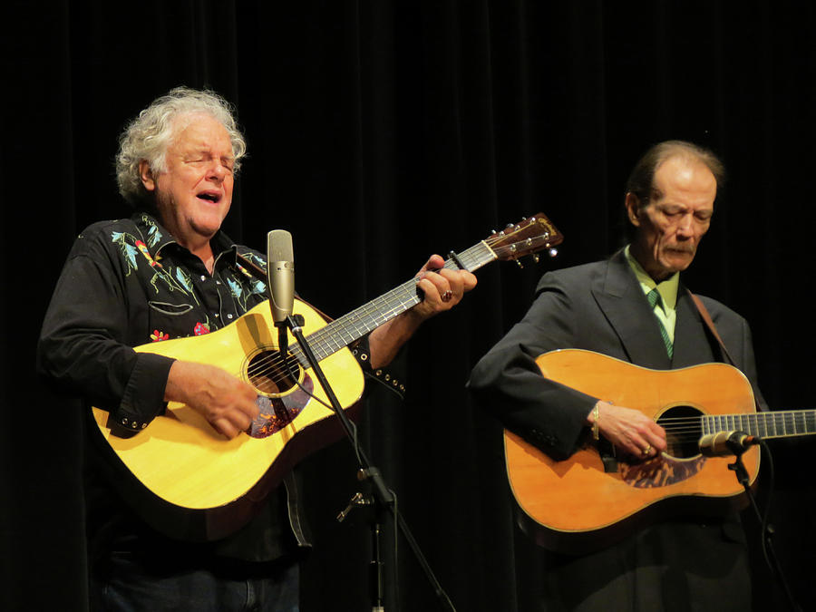 Peter Rowan and Tony Rice Photograph by Julie Turner