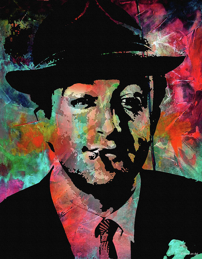 Peter Sellers psychedelic portrait Digital Art by Movie World Posters