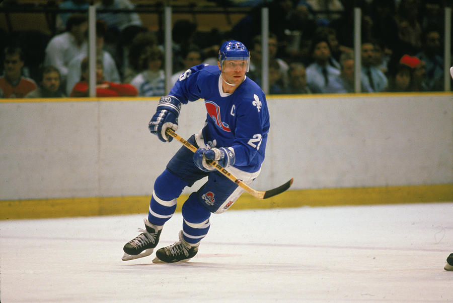 Peter Stastny Of The Nordiques Photograph by B Bennett
