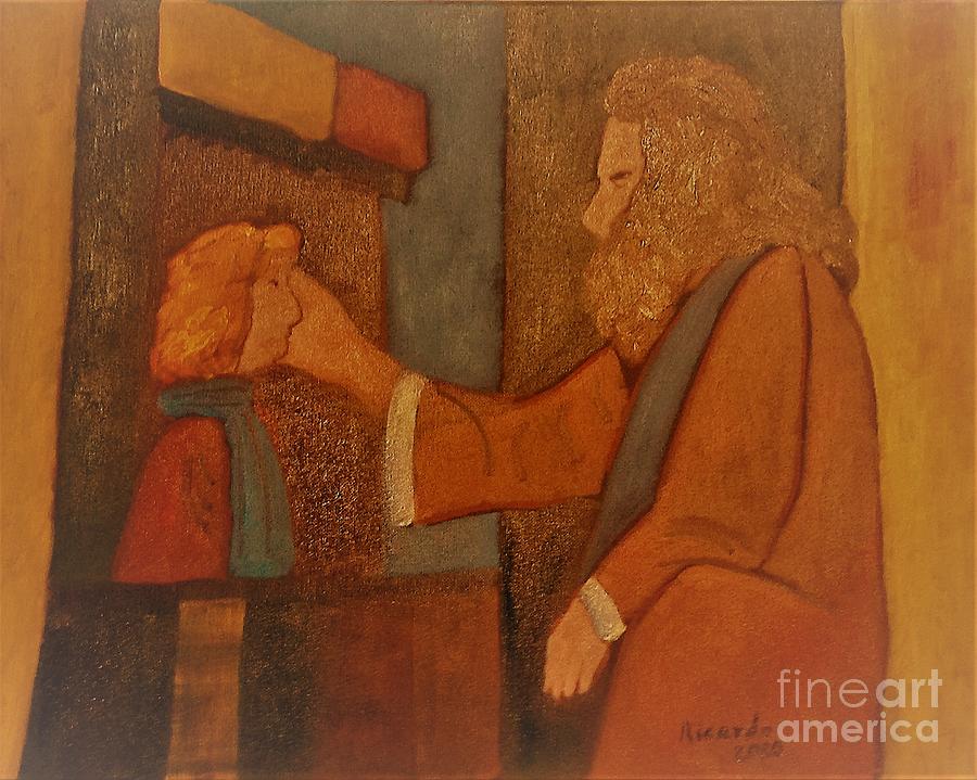 Honoring Peter the Apostle Silver and Gold Have I None but such as I have give I thee Painting by Richard W Linford