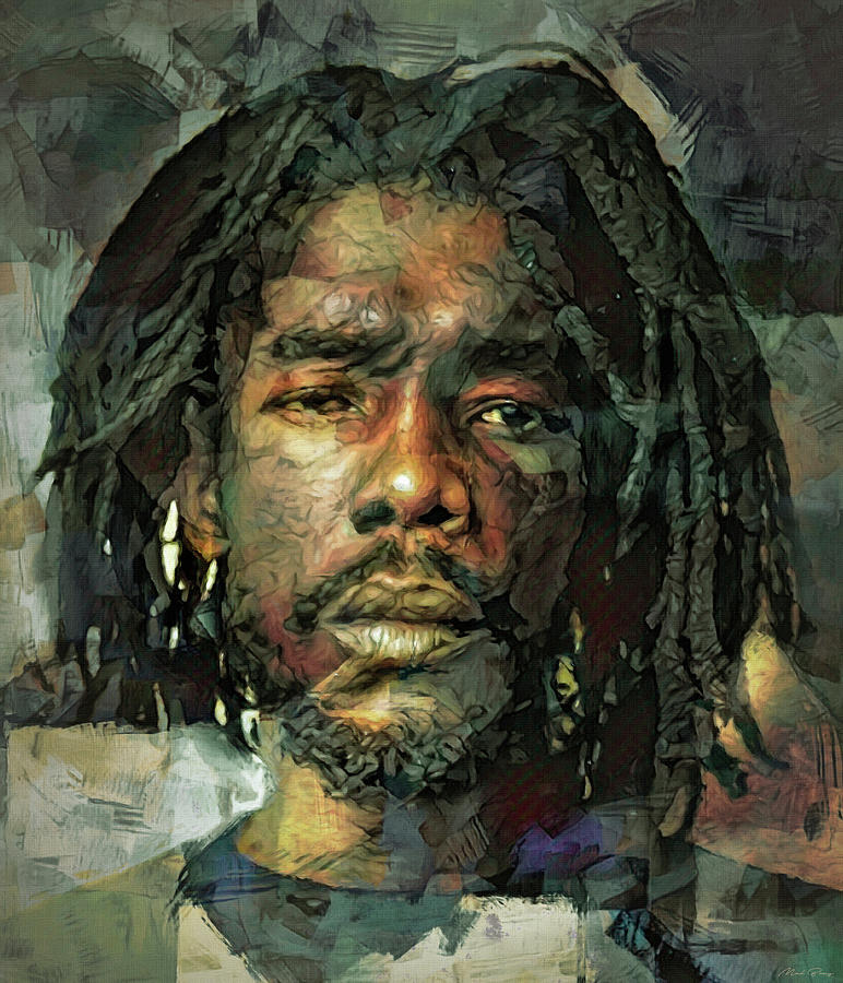 Peter Tosh Mixed Media by Mal Bray - Fine Art America