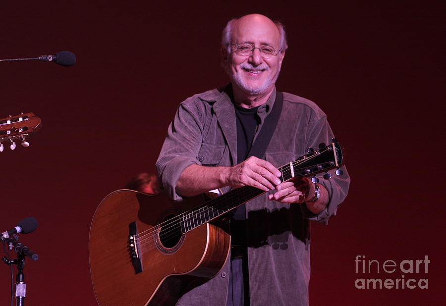 Peter Yarrow Peter, Paul and Mary Photograph by Concert Photos Fine