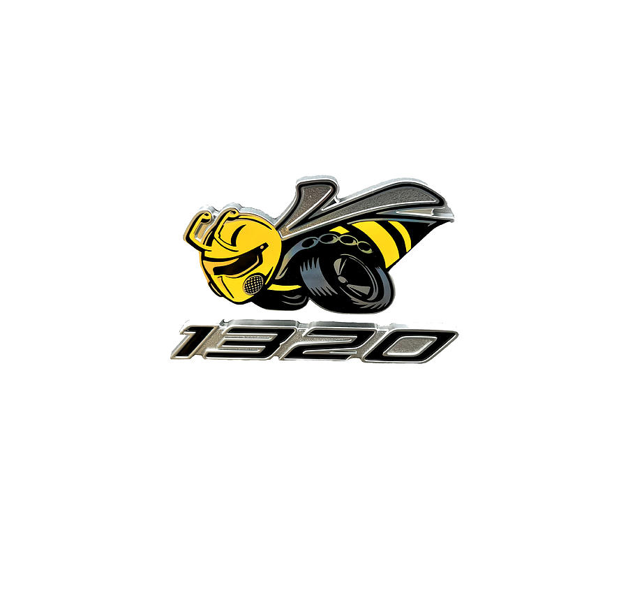 Petes Dodge super Bee logo Photograph by Rich Franco