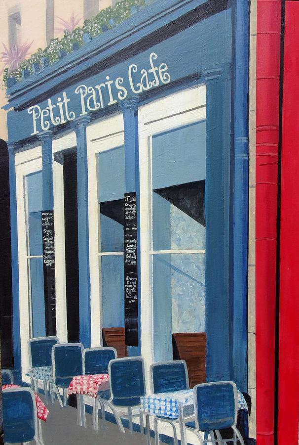 Petit Paris, Edinburgh Scotland Painting by Lisa Ullrich - Pixels