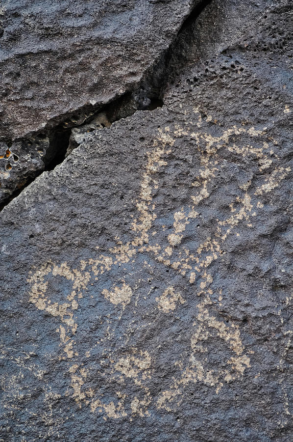 Petroglyph National Monument Face Photograph by Kyle Hanson