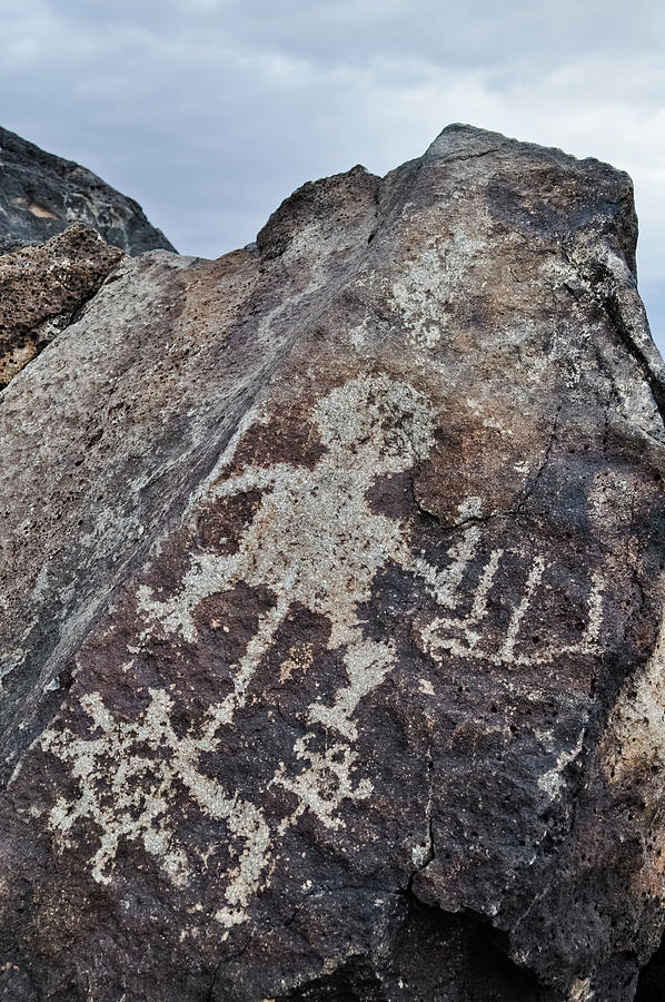 Petroglyph National Monument Figures Photograph by Kyle Hanson