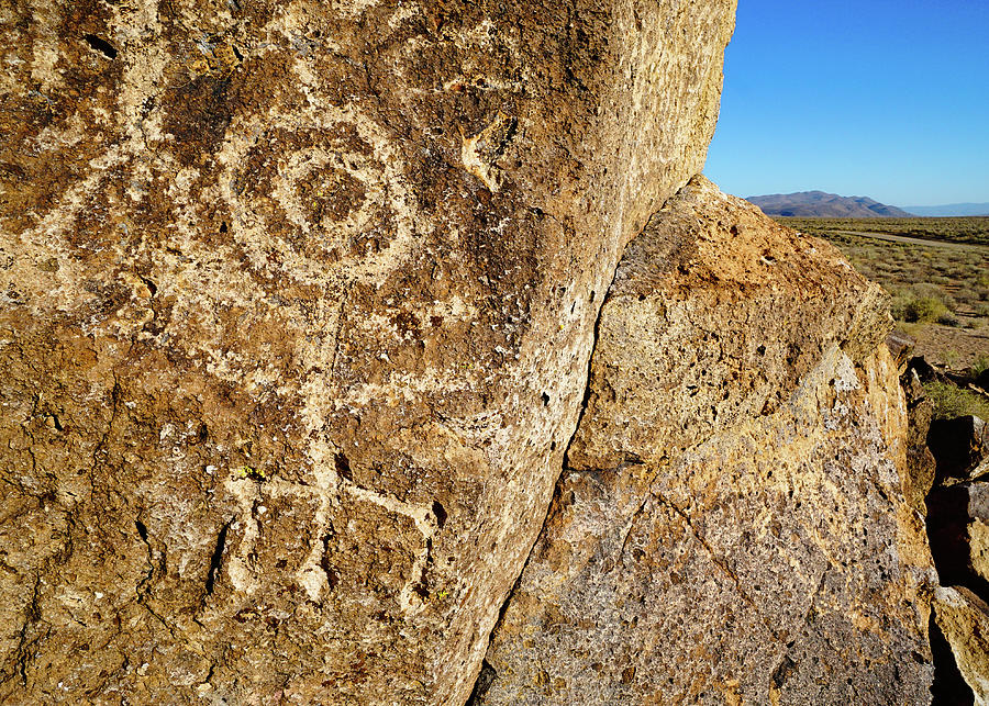 Petroglyph Portrait Photograph by Brett Harvey