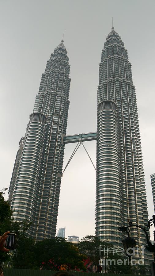 Petronas Twin Towers  Photograph by On da Raks
