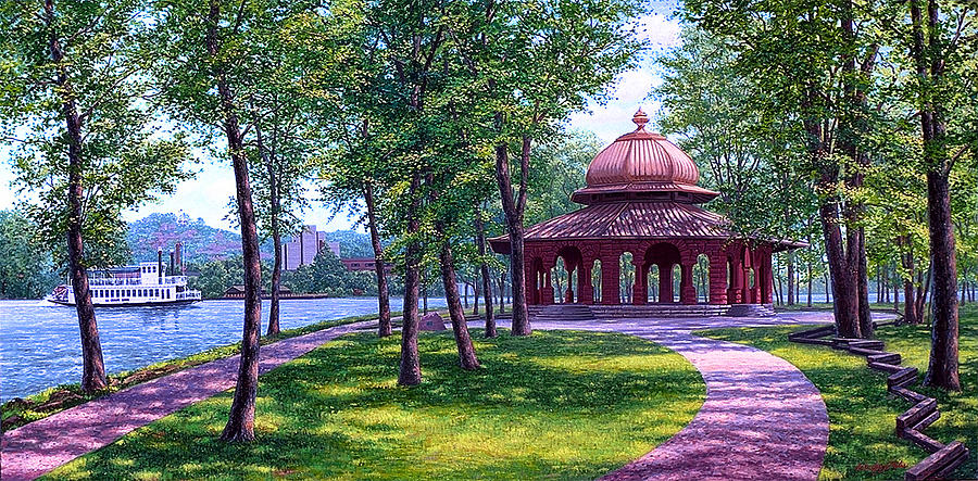Pettibone Park Painting by Kevin Wendy Schaefer Miles