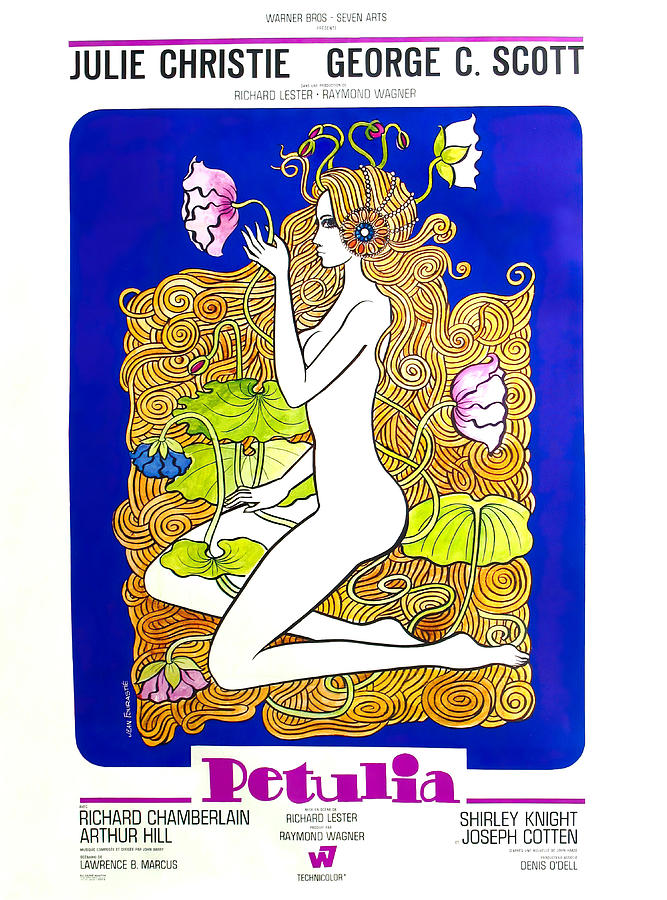 Petulia, 1968 Mixed Media by Movie World Posters