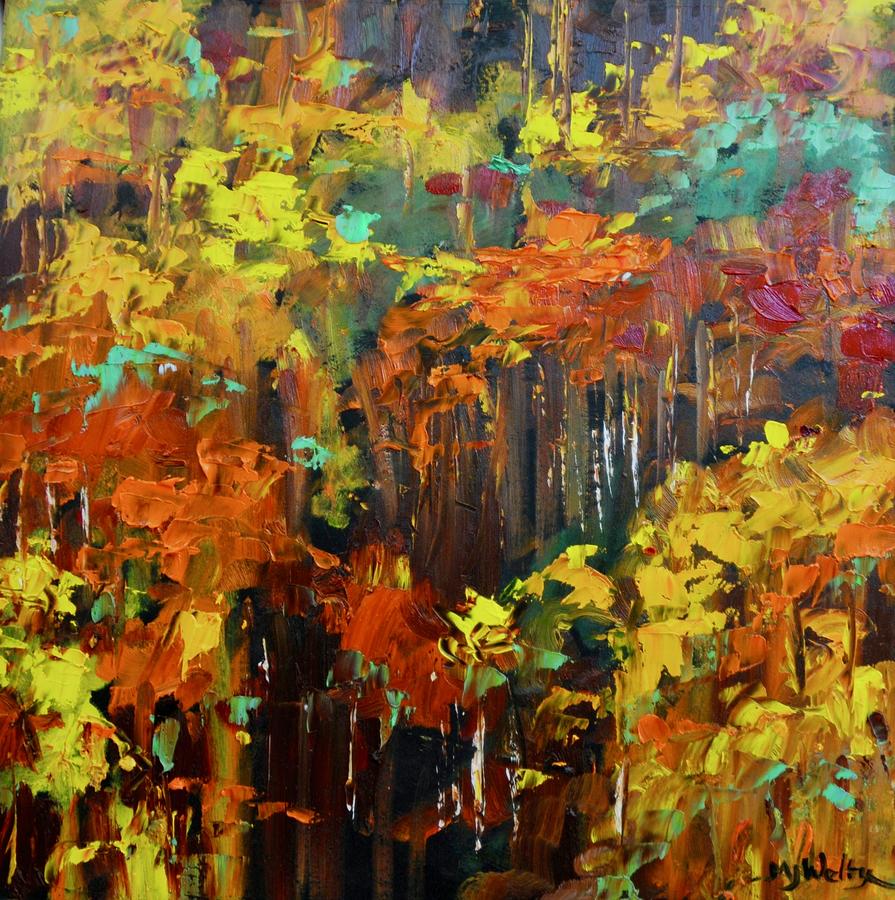 Deep Woods Painting by Mary Welty - Fine Art America