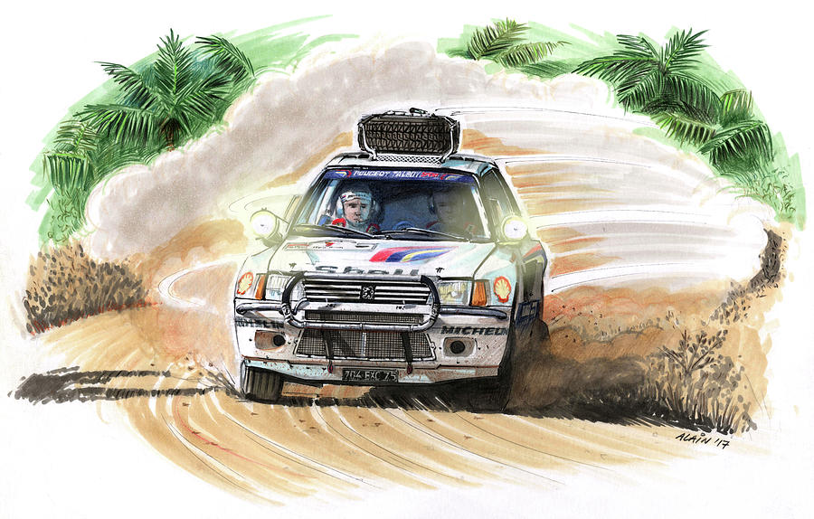 Peugeot 205T16 - Safari Rally 1985 - Ari Vatanen - Terry Harryman ...