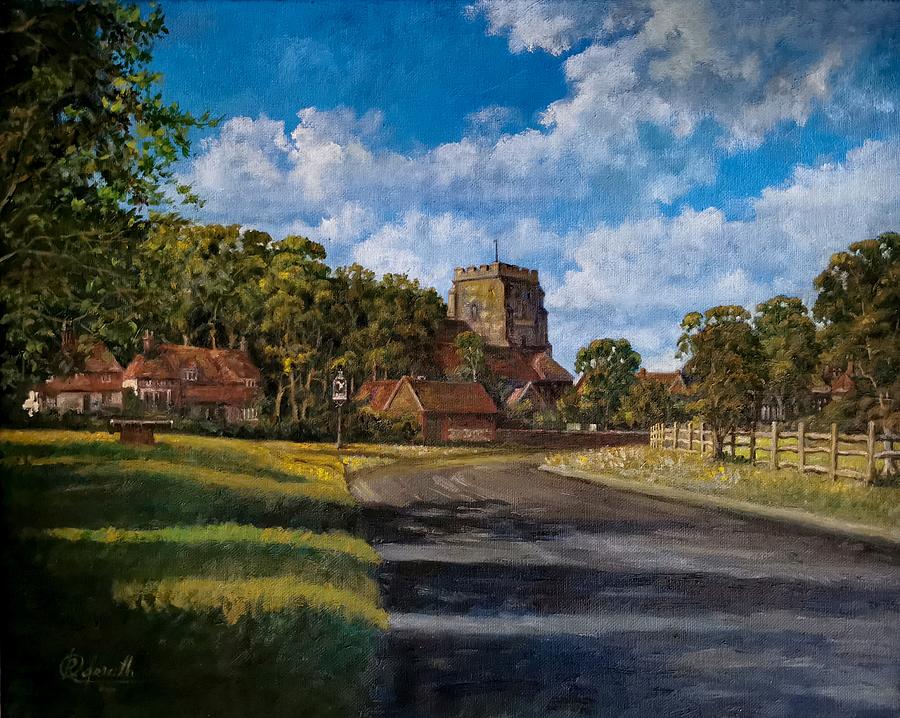 Pevensey, England Painting by Raouf Oderuth