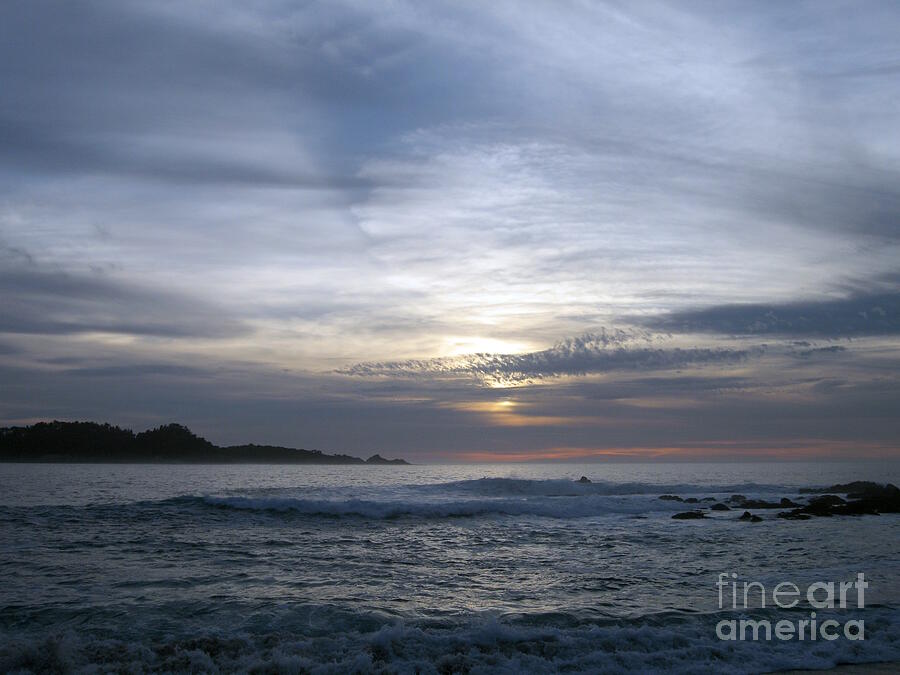 Pewter Sunset Photograph by James B Toy Pewter Sunset Photograph by James B Toy
