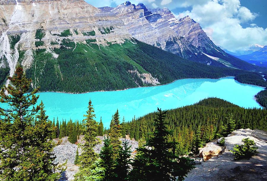 Peyto Lake in Canada Photograph by Kirsten Giving