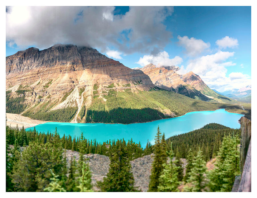 Peyto Lake Photograph by Linda DeRosa - Fine Art America