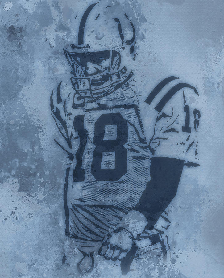 Peyton Manning Indianapolis Colts Art Canvas Print / Canvas Art by Joe  Hamilton - Fine Art America