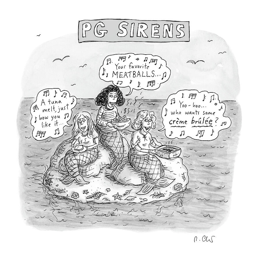 PG Sirens Drawing by Roz Chast