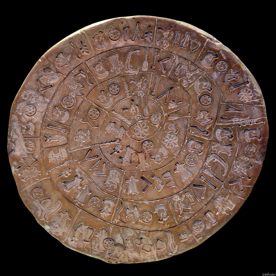 Phaistos Disc Side A Photograph by Weston Westmoreland - Fine Art America